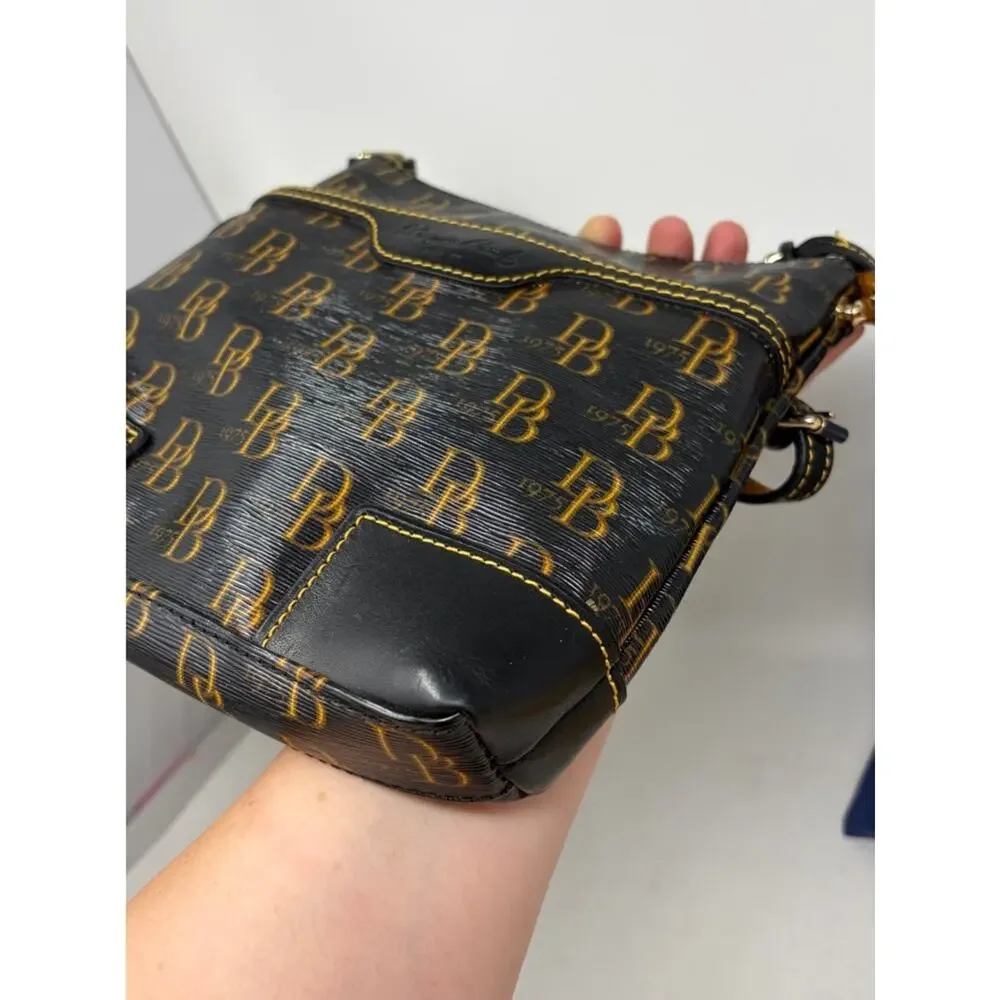 Dooney & Bourke 1975 Signature Letter Carrier Shoulder Bag